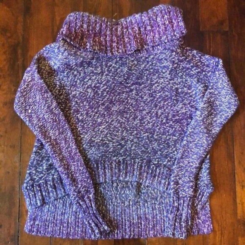 American Eagle Purple Loose Turtleneck Sweater - Size XS